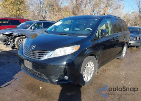 2014 Toyota Sienna Xle V6 8 Passenger from USA, damaged, VIN 5TDYK3DC1ES525477